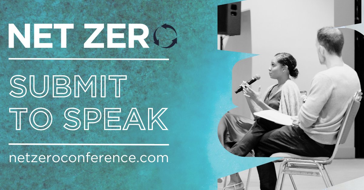 🚨 ONLY 3 MORE DAYS TO SUBMIT TO SPEAK @ NET ZERO CONFERENCE🚨

Your voice matters - help build a #netzero future by submitting to speak at the 2024 Net Zero Conference. 

Submit your abstract by April 8th: tinyurl.com/2024NETZEROCON
#efficiencyfirst #CarbonZero #ClimateAction