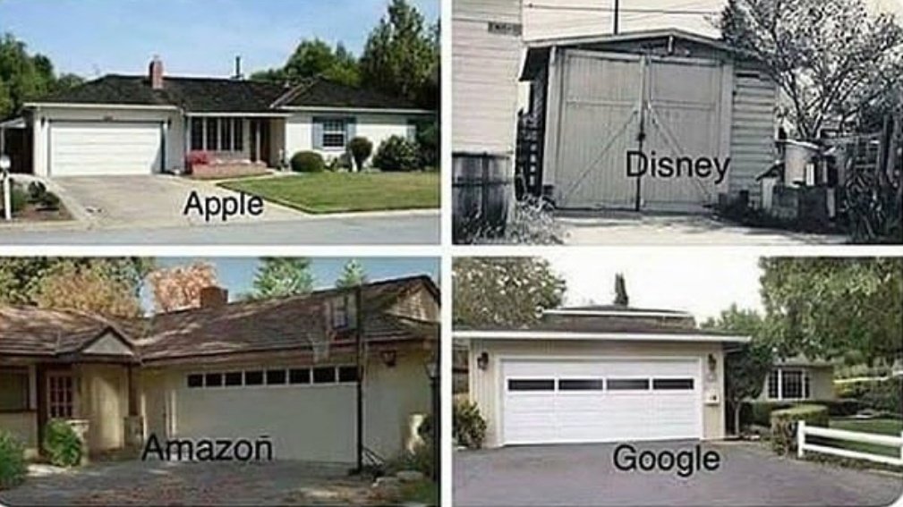 These huge companies all started from a garage... what's YOUR excuse?