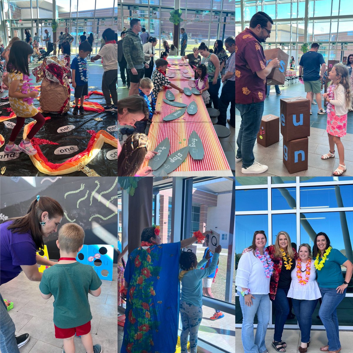 We had the best time at the @cfisdmcgown Kindergarten Literacy Luau🌺! Thank you for inviting us to take part in the fun! @CFISDPK1 @CyFairISD #cfisdspirit @Caralyn_Orman @Jerrivw @MrsKellyMcMahon