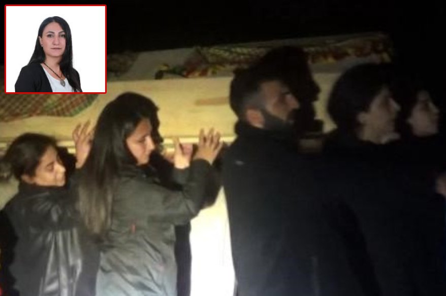 DEM’li milletvekili Zeynep Oduncu Ece Yılmaz isimli teröristin cenazesini taşıdı...