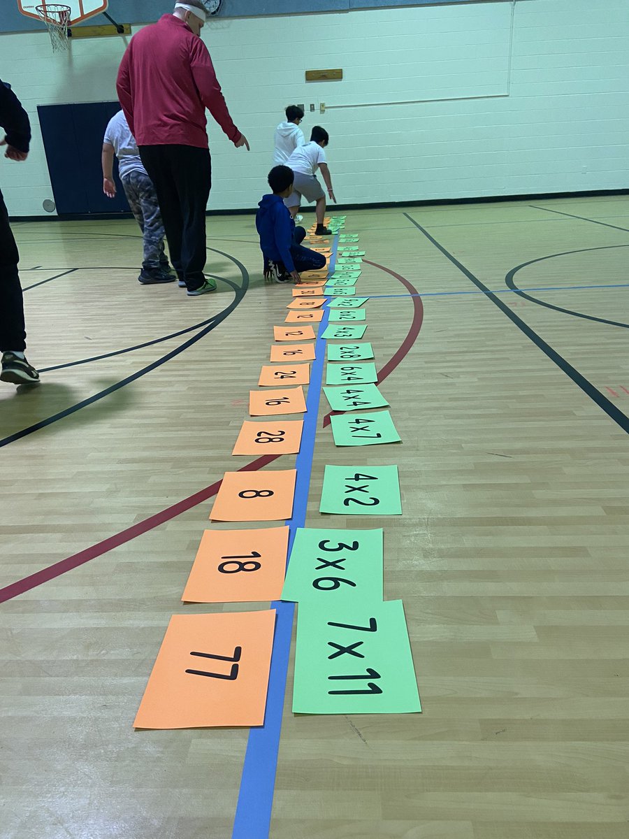 Today’s Young Male Leaders club included some math-Where’s My Product? As our warm up, students were tasked with working together to correctly find the product to their multiplication fact. I must say, they definitely knew their facts!! #enrich #engage #empower