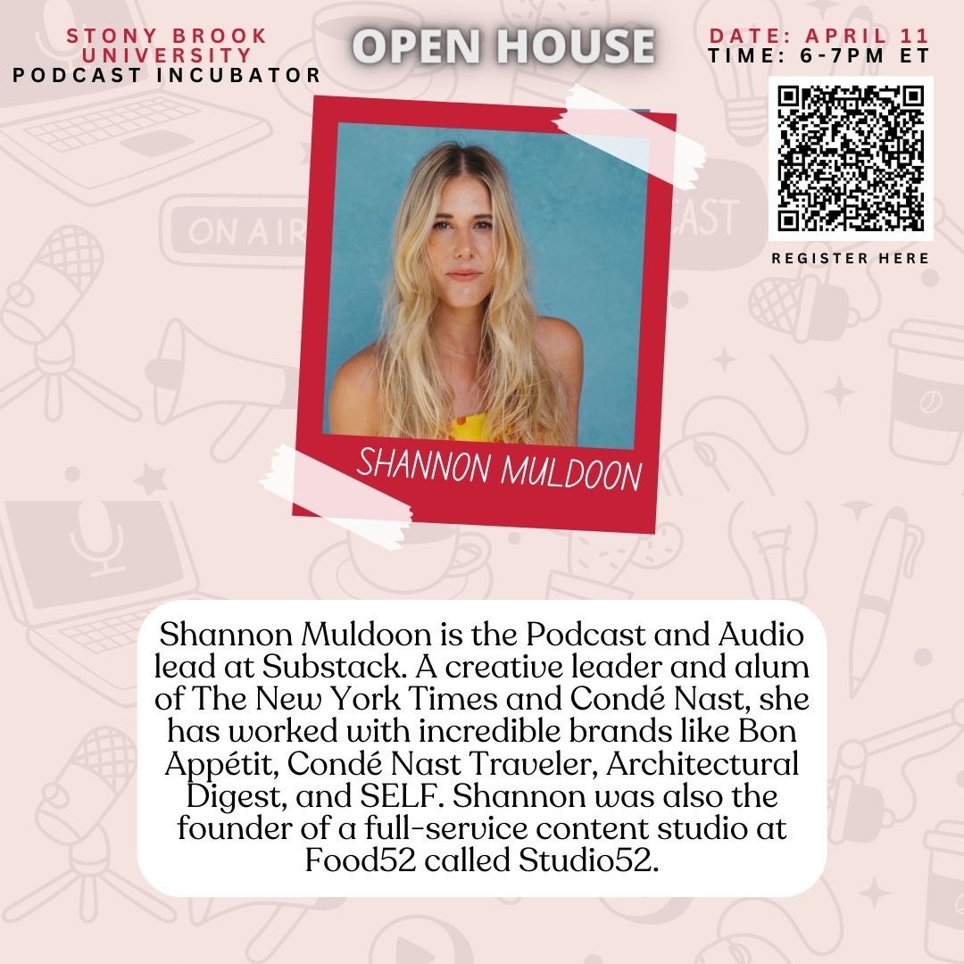 SBU Podcast Incubator tweet media