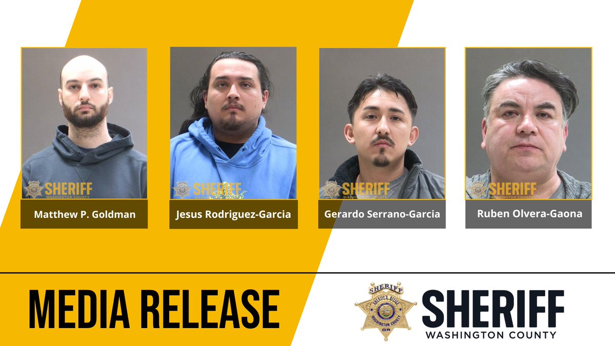 Media Release: Four People Arrested in Undercover Child Predator Sting Full Media Release: washingtoncountyor.gov/sheriff/news/2…