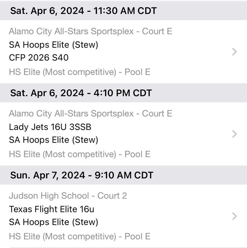 CASEYCHAVEZ2027's tweet photo. Excited for this weekend…. Gonna be 🔥
@ShesBallin Extravaganza @SAHoopsElite #SAHE #WETHEWAY https://t.co/nDdKuk94U9