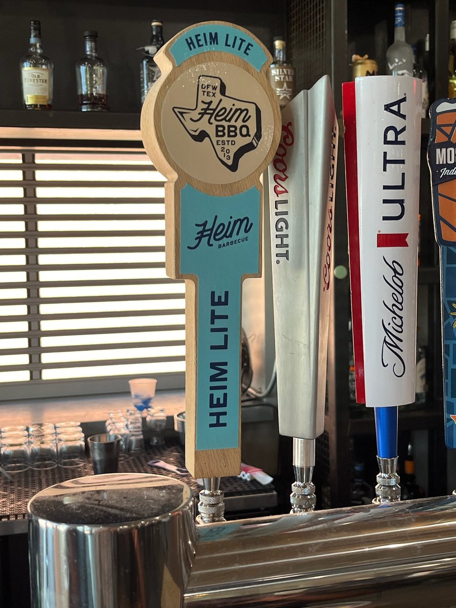Don't you think it's about time we had our own beer? Already on tap at River/Magnolia and will be Burleson/Dallas by the end of the day. #heimtime #heimlite