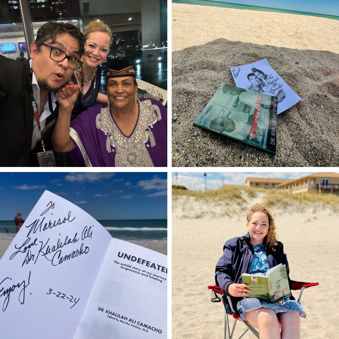 sollwillis's tweet image. Some weeks ago,we had the opportunity to attend an event where we met Dr. Khalila Camacho Ali (former wife of Muhammad Ali). We listened about her journey, spoke with her and got her book.#SpringBreakReading #NCBeach #AmbassadorTeacherExperiences @ParticipateLrng #UnitingOurWorld