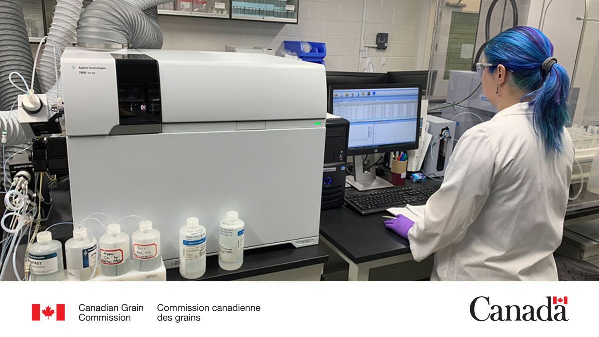 What has our Grain Research Lab been up to? Learn about some of the work from our Trace Organics and Trace Elements Analysis Program in our annual report: ow.ly/pW6650R9FxN #CdnAg #AgSci