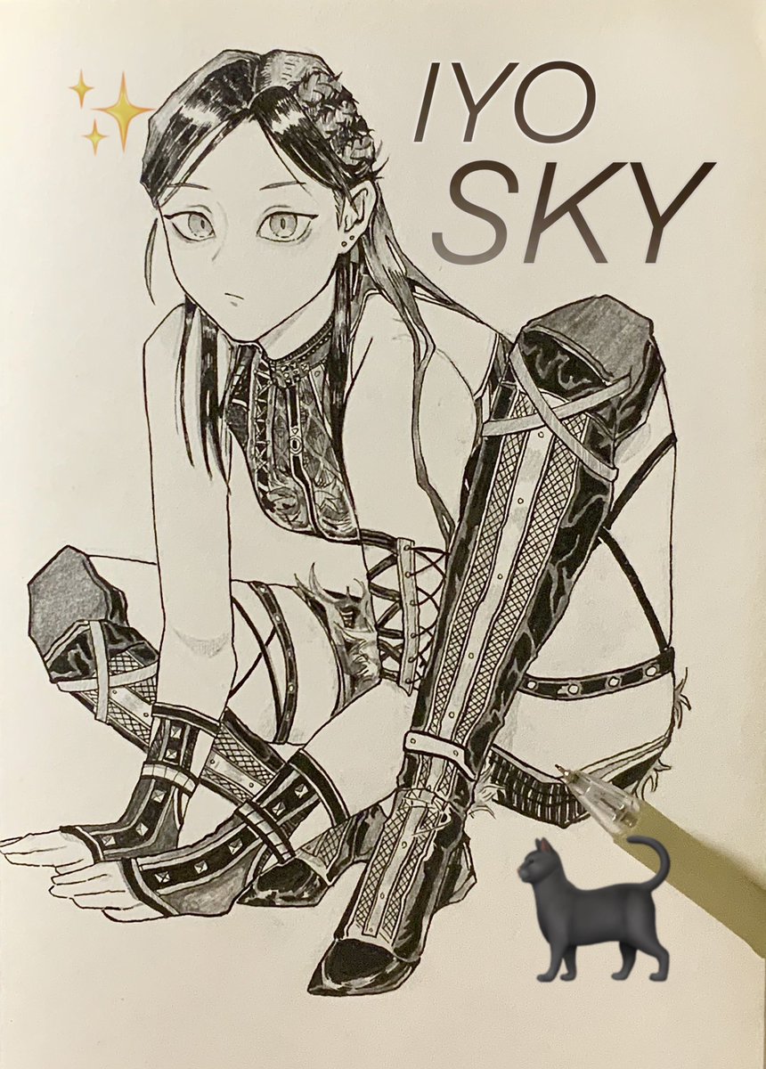 YuLin090120's tweet photo. Wrestlemania Go Go Go😆😆😆！！
Iyo Sang🐈‍⬛！KabukiWarriors😈🌂！
（It was painted last year）
@Iyo_SkyWWE  @WWEAsuka @KAIRI_official 

#iyosky #wweAsuka #wweKairisane 
#wwefanart https://t.co/oDM8pM4sNl