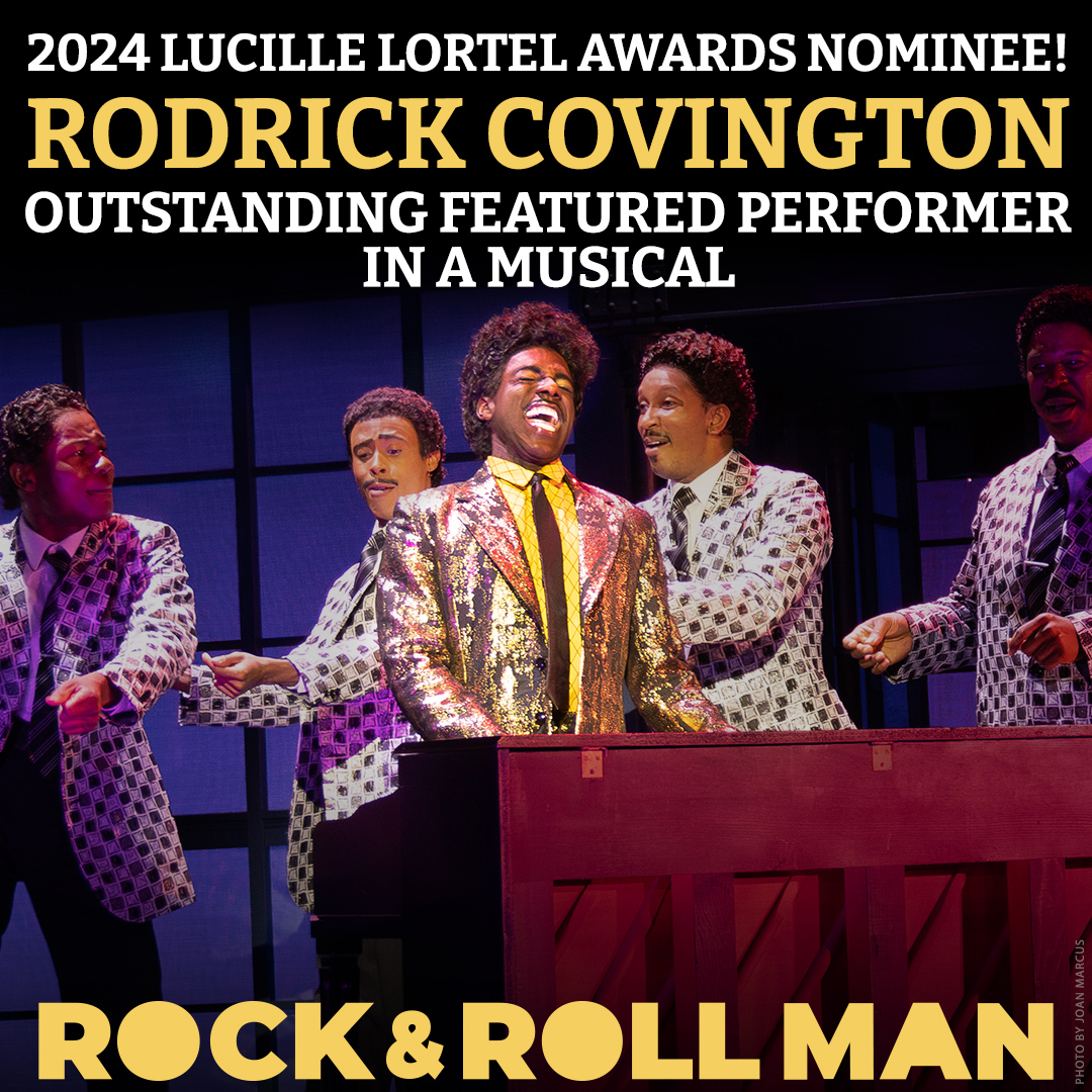 rockrollmanshow's tweet photo. This moondog is now a Lucille Lortel Awards nominee 🎉🎸 Congratulations Rodrick Covington! https://t.co/WnZy82HlrC