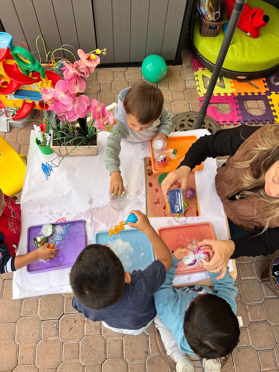 It's not basic...it’s science! Some little learners discovered cause and effect by seeing what happens when you combine baking soda and vinegar inside some plastic eggs. 🧑‍🔬 Try this activity at home for an easy and fun STEM activity! #science #basic #scientist #stem