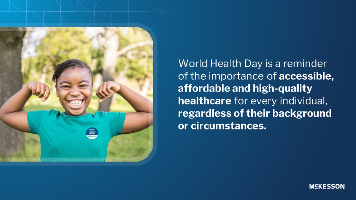 In honor of #WorldHealthDay on April 7, we unite in our purpose to advance health outcomes for all®, recognizing that access to #healthcare is a fundamental human right. Learn more about how we are living out our purpose: bit.ly/3PHBRhe