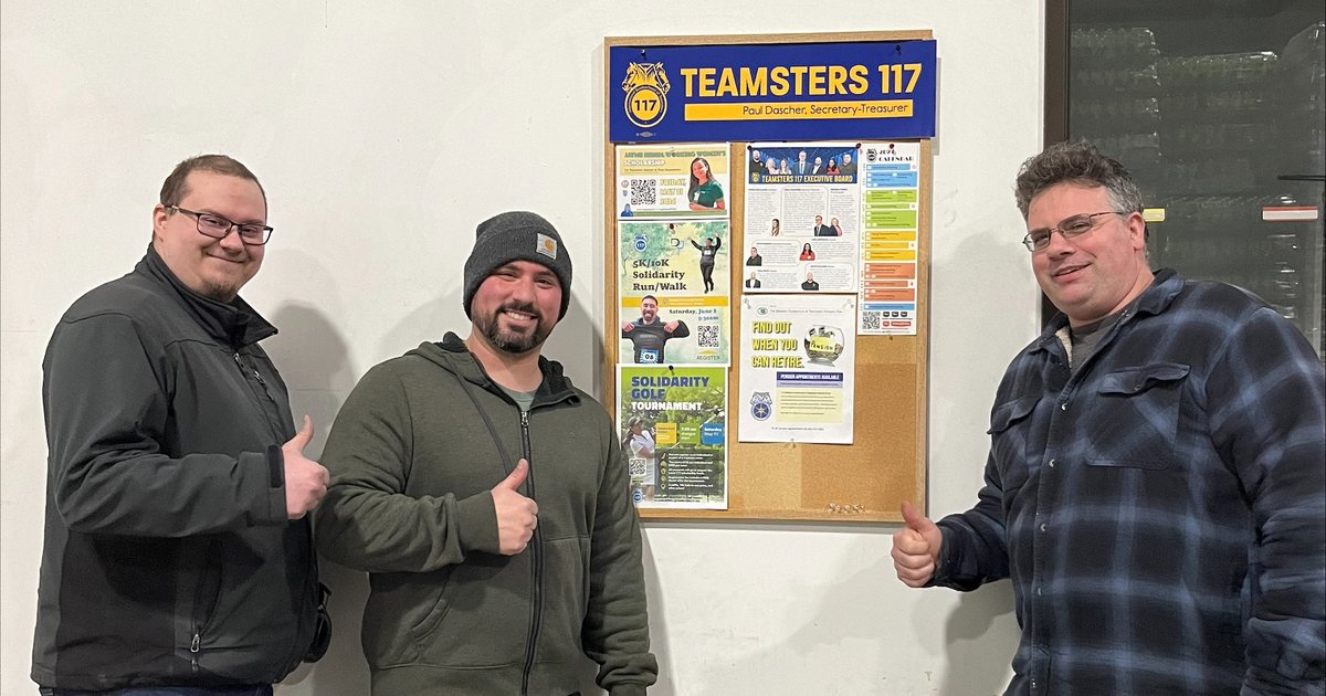 #Teamsters @Safeway beverage warehouse are pretty pumped about their new bulletin board