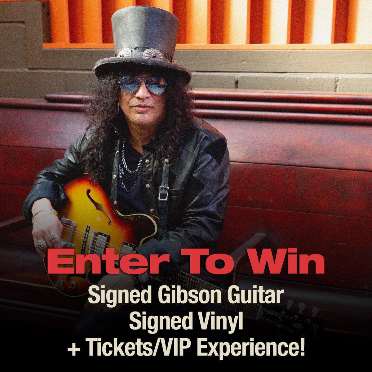 Enter to win the ultimate 'Orgy of the Damned' Slash Sweepstakes! ow.ly/5NOU50R9E92 💥Signed Gibson Guitar 💥Signed Vinyl 💥+ Tickets/VIP Experience! #slash #gibson #slashnews #gibsonrecords