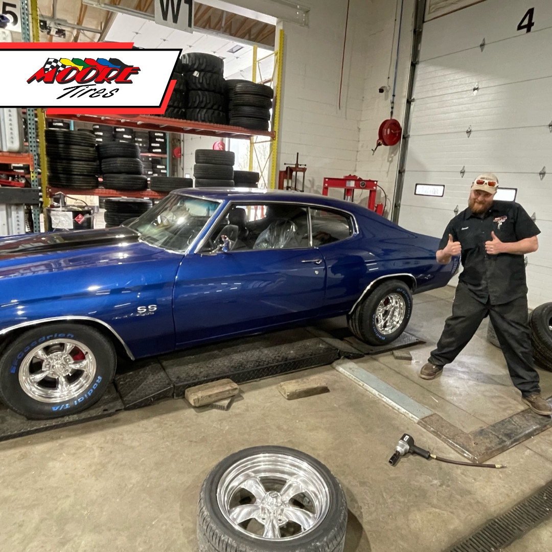 Enhancing the SS 396's style and performance with fresh wheels and tires courtesy of Aaron! 🚗💨

#MooreTires #MooreThanJustTire #UpgradeGameStrong #CustomRide #SS396
