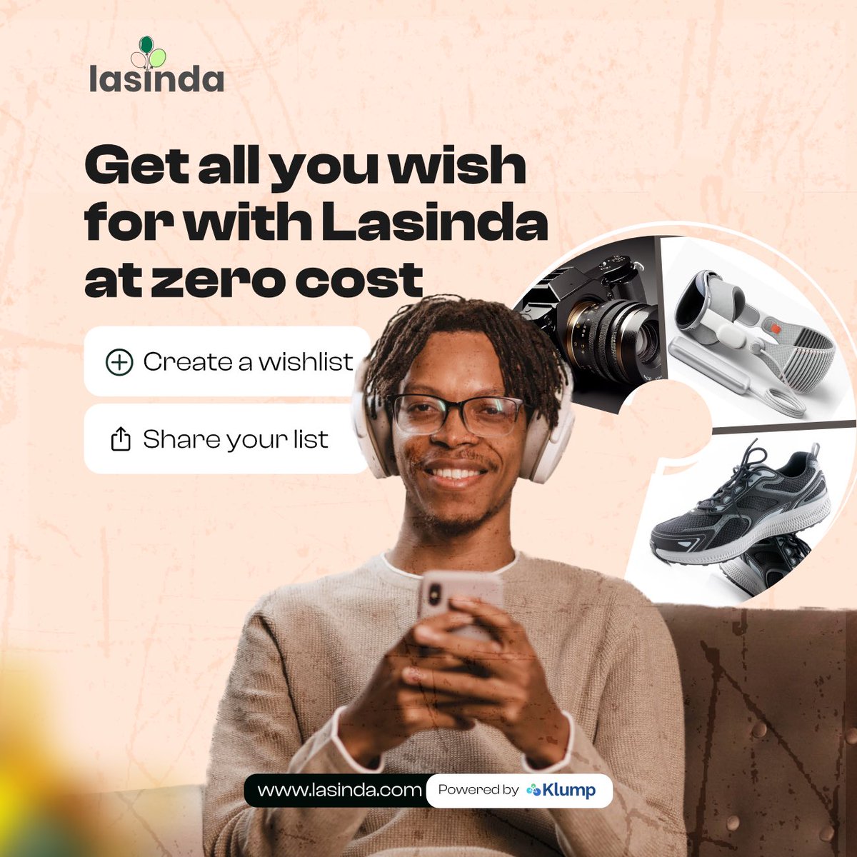 With Lasinda, you can get the gifts you truly want, whenever you want it🎊🎊
Click on the link in Bio to curate the perfect wishlist for any event and share with your loved ones😌✨
#Lasinda #wishlist