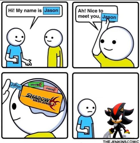 Shadow the Hedgehog (@heisallofhim) on Twitter photo 