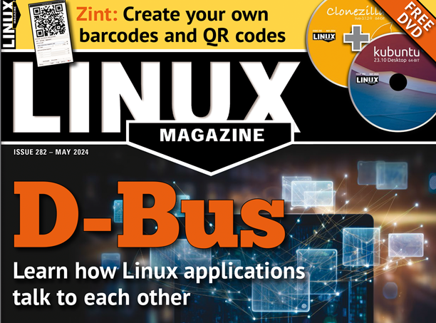 linux_pro's tweet photo. The May issue has been released! This month we look at the D-Bus architecture, which creates a powerful channel for applications to communicate. Order your copy! today https://t.co/mX2u7WQbzy #Linux #DBus #SSH #LibreOffice #Tiger #Julia #Jellyfin #RDAP #Zint #Clonezilla #Kubuntu https://t.co/UzJ5FhQwlc