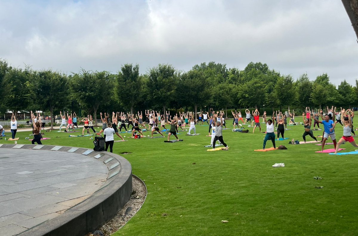 😀⏰ It will be 62 degrees Saturday morning, so we will keep the FREE yoga class inside in the Water Plaza room at 9 a.m. Join us. Bring your own mat and water. Enter the Crystal Bridge lobby and head to the lower level to get to the Water Plaza room. You can't miss it! Soon, we…