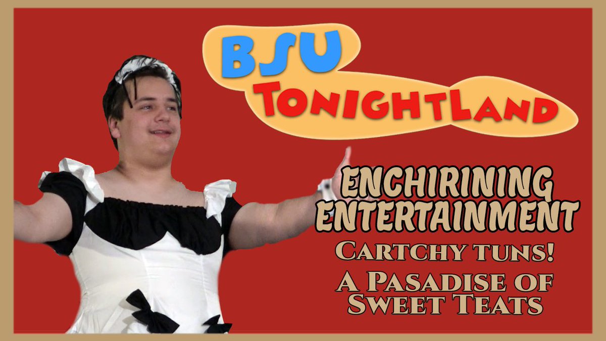 bsu_tonight's tweet image. Join Elias and Grant(?) as they create a theme park using the power of artificial intelligence! Watch tonight at 7pm: youtu.be/HtOSg-HamXE?fe…