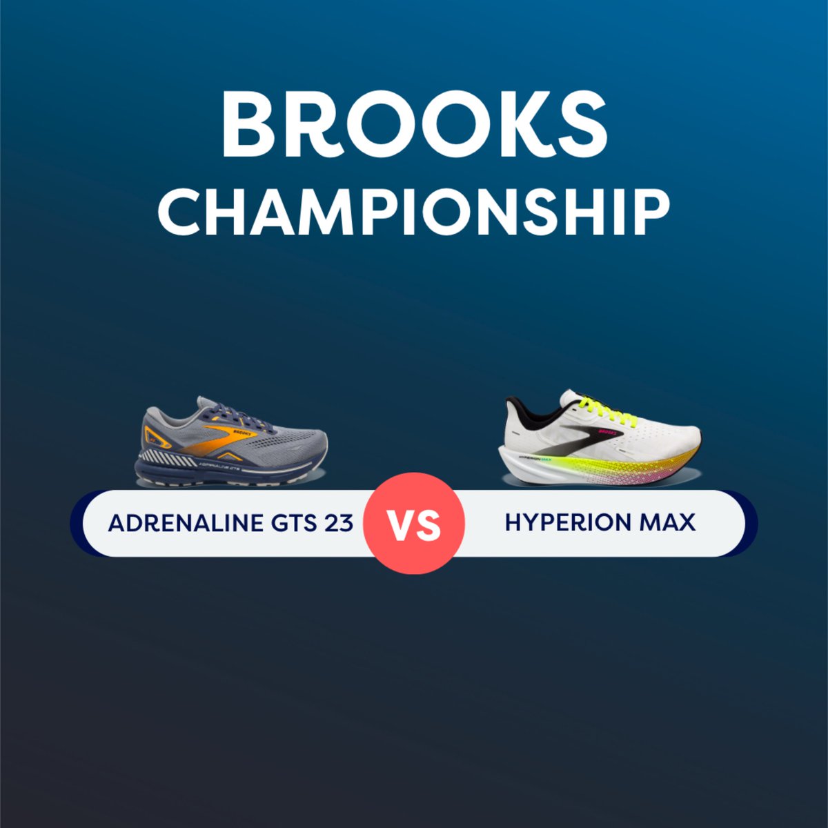 Sprint into the spotlight: Adrenaline GTS 23's stability challenges Hyperion Max's speedy composure. Which shoe will be your champion? Adrenaline GTS 23 (🤗) vs. Hyperion Max (🌩) Reply below to vote 👇