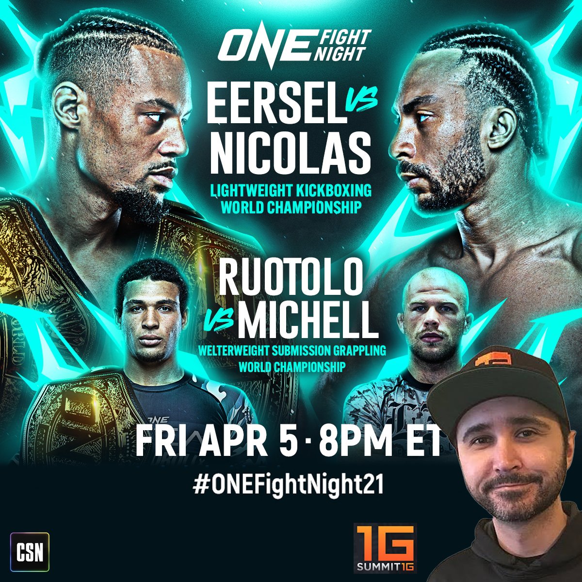 It’s Fight Night 21! Come watch @ONEChampionship MMA with me LIVE! Twitch -> summit1g #ONEFightNight21 #ad