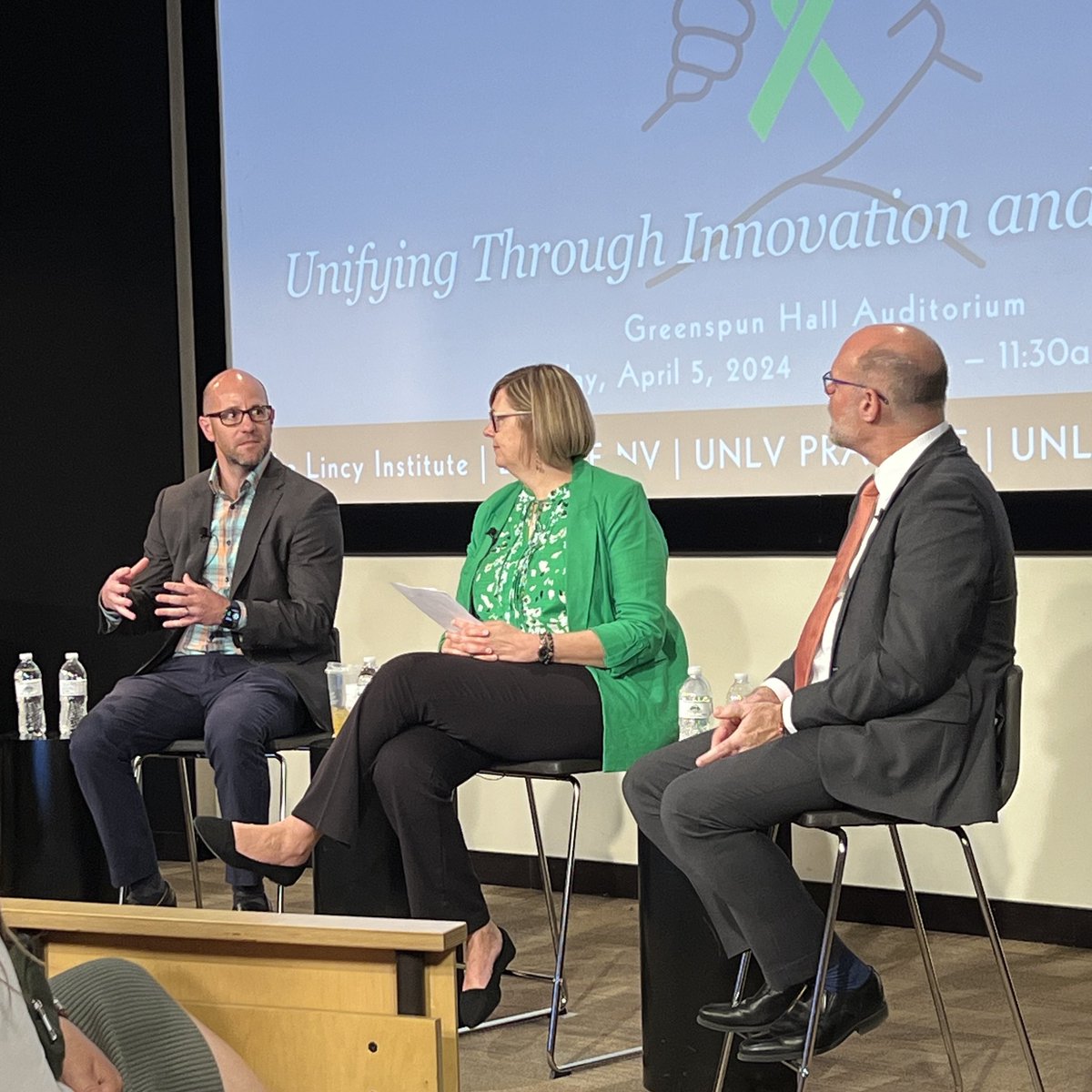 Excited about vibrant discussions with Dr. Sara Hunt, Ph.D from @unlvmedicine & Paul Umbach of Tripp Umbach. Thanks to @LincyInstitute, UNLV PRACTICE, BeHERENV, & @unlv’s Department of Psychology. Together, let's innovate & collaborate for #mentalhealth in Nevada.