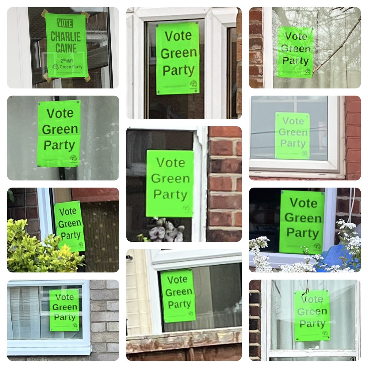 I always love to see people making their own posters before you’ve even knocked on their door! 💚 Although this one is slightly threatening🤣 It’s great to see @NorwichGreens posters start going up in the city all the way from Lakenham to Mile Cross and more! #GetGreensElected