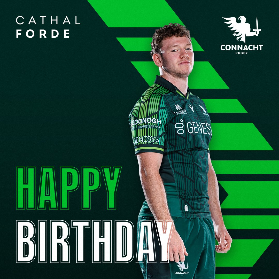 Happy Birthday to the Bus! 🚍 Join us in wishing the Galway man a very Happy Birthday!🥳🎂 #ConnachtRugby