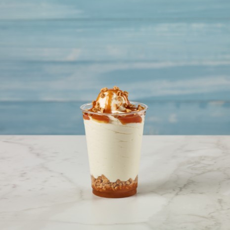 Treat yourself! Our Cheesecake Sundae topped with caramel is just what you need. #checkersrallys #nationalcaramelday