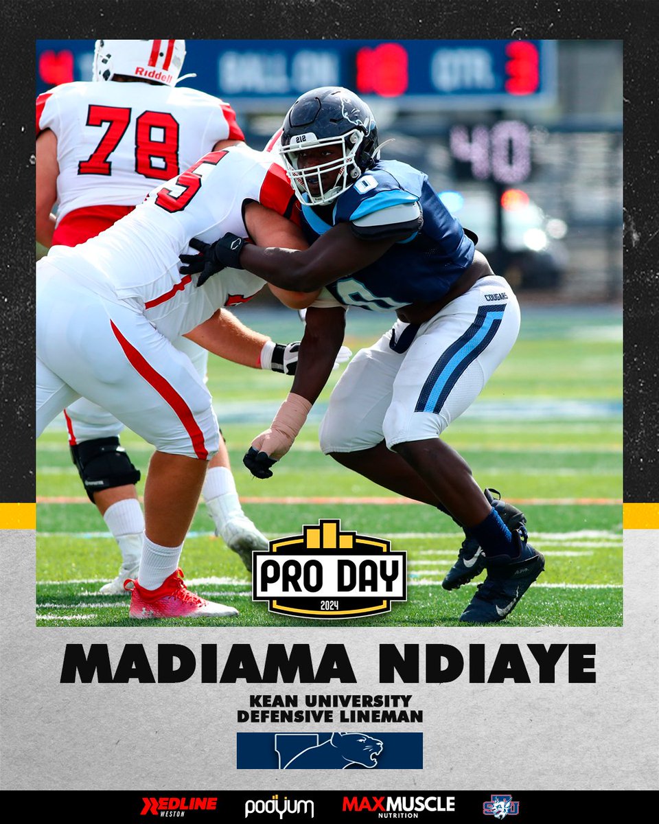 𝗖𝗢𝗡𝗙𝗜𝗥𝗠𝗘𝗗☑️🏈

@madiama_drama58 from @KUFootball212 will be showcasing his skills at the 2024 @PodyumRecruit Pro Day!
See you in Miami!
thepodyum.com/pro-day

Powered by maxmuscle.com

#EarnYourLevel #PodyumProDay #ProDay #ProDay2024 #NFL #CFL #UFL #IFL #ELF