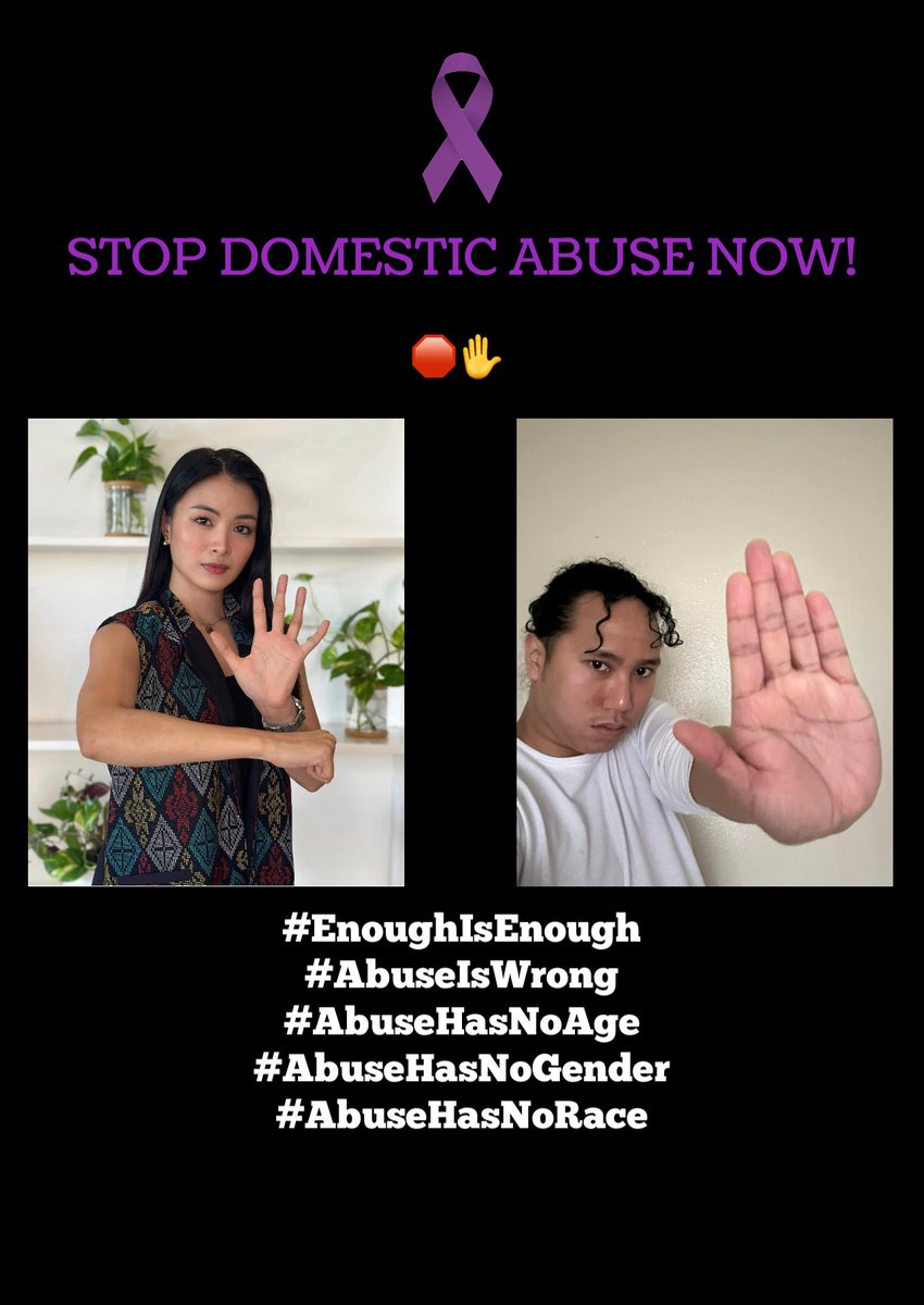 This is my collage photo of me and my friend @ayafernandez_. I made it myself so we can spread the word and stop domestic abuse. #stopdomesticabuse #abuseisabuse #abuseiswrong #enddomesticabuse #enddomesticviolence #abusehasnoage #abusehasnogender #abusehasnorace #enoughisenough