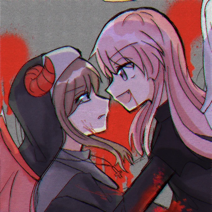 あのそよ修女惡魔爽世與神父天使愛音私設au#mygo 