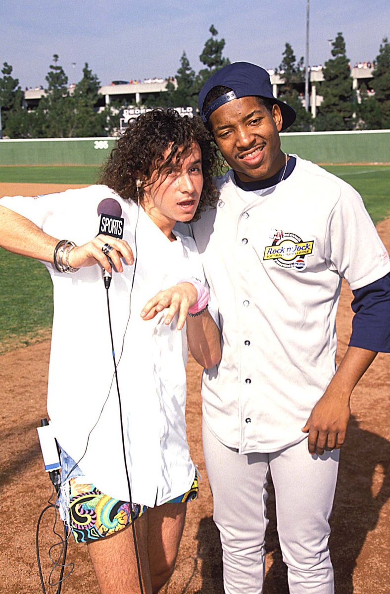 Baseball season is back. Here’s a #MTV Rock n Jock flashback with Young MC. Take me out to the ball game, doodzzz. Have a great weekend!