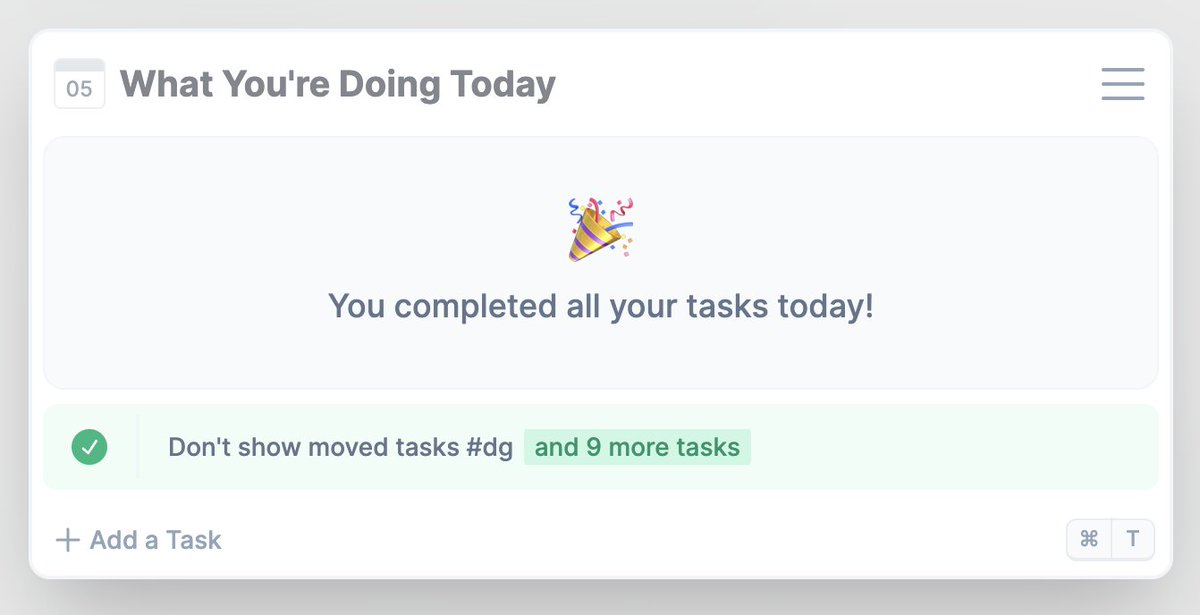 Added this simple little celebration screen to dayglow.app and it feels great to hit! 🎉