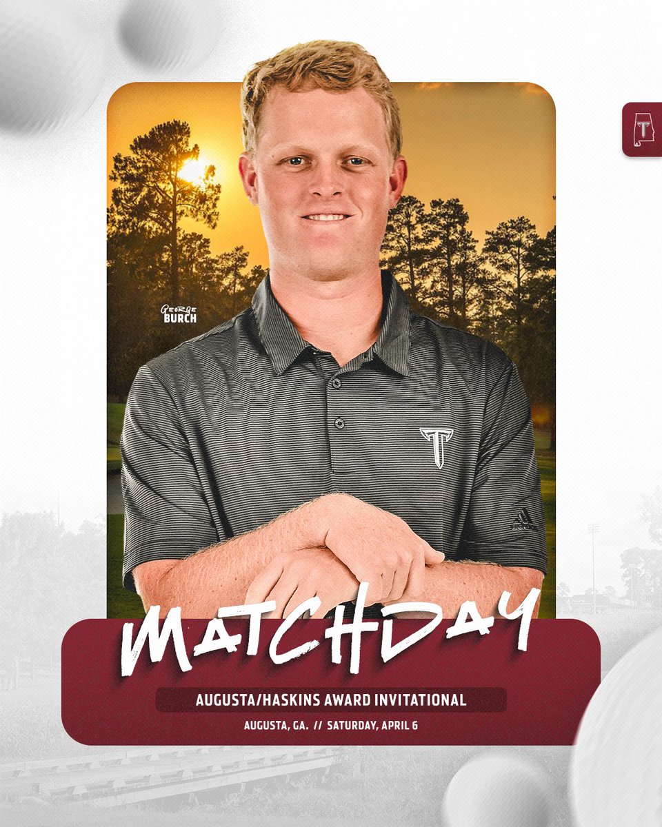 Ready to roll in Augusta 

📊 - gotroy.us/d5a

#SharpenTheSword | #OneTROY ⚔️⛳️