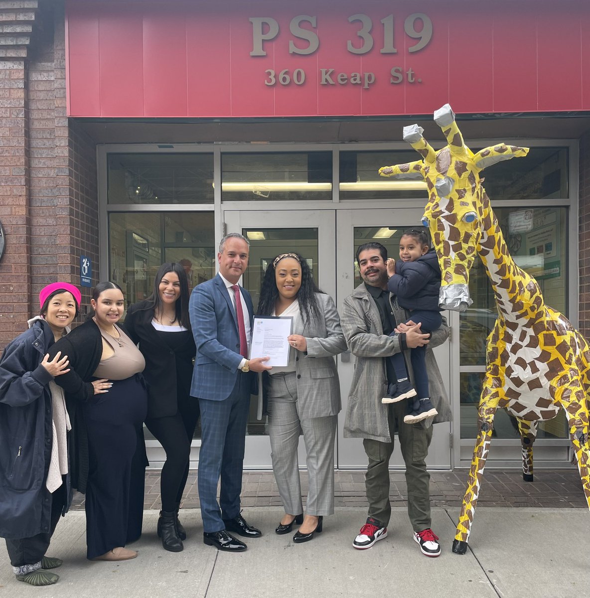 Please join me in congratulating the newly appointed and very well deserved principal of PS 319 in District 14, Zenzile Dabreo-St.Hilaire! Congratulations and much success! @NYCPSD14 #One4All