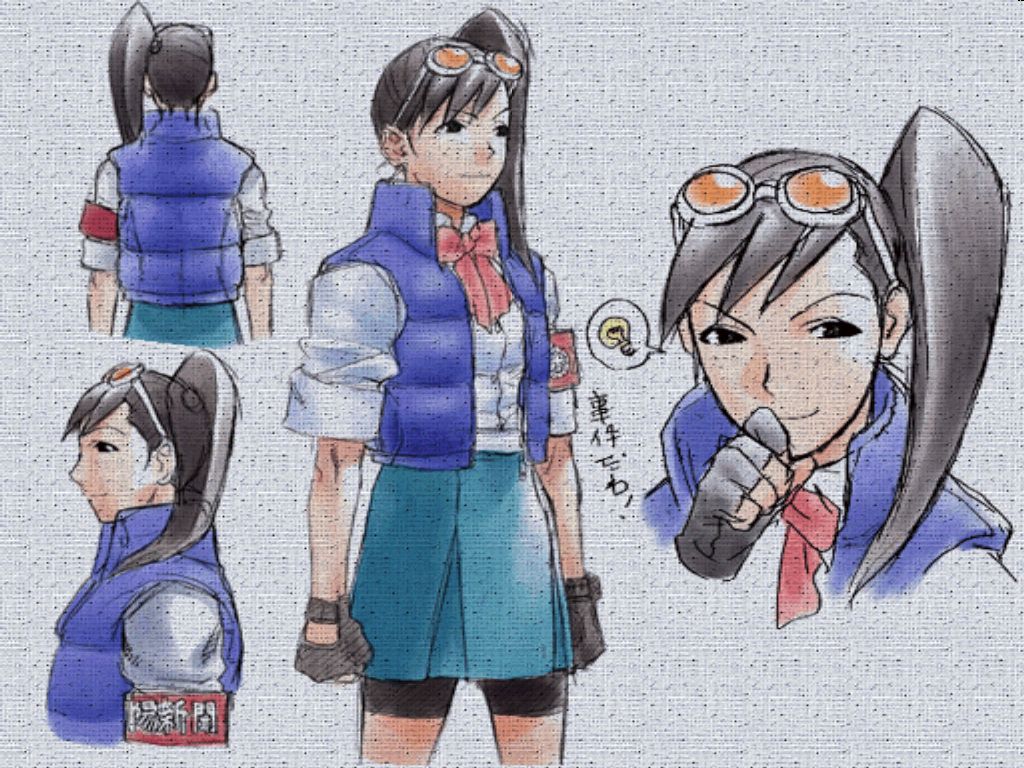 the fighting game girl of the day is ran hibiki ♡ rival schools
