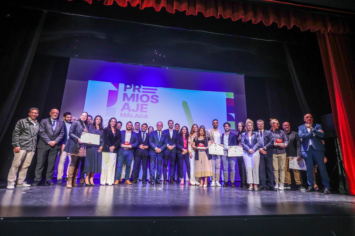 🏆 Premios AJE Málaga‘24 en imágenes

Enhorabuena a Unknown Gravity y a la Biznaga Digital, ganadores a la mejor Iniciativa Emprendedora y Trayectoria Empresarial ‼️También a sus finalistas: Bold Womban, HCP Architecture &amp; Engineering, Historia Viva Málaga y Grupo Ibermena. 👇🏼