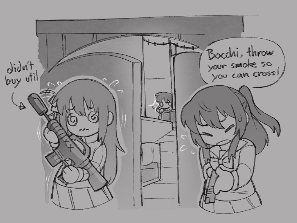 Doodle comm for @jor1me! I don't think Bocchi's getting out of silver...