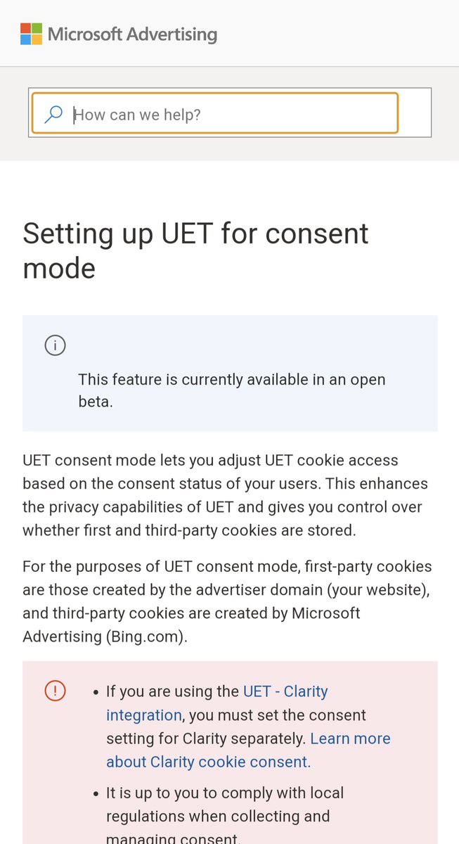 Microsoft Ads ❤️ Google Consent Mode?

Yes!

kudos to Luca Bartolini for this news

Here is the link: 

lnkd.in/dnQWwvWx