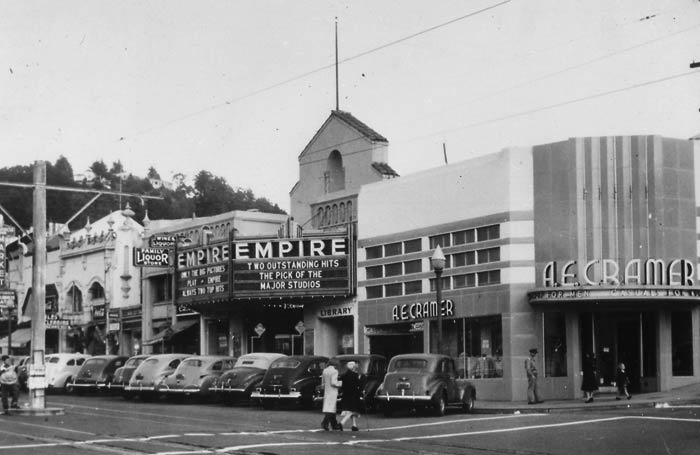 Empire Theater in West Portal in 1944. #oldschoolcool