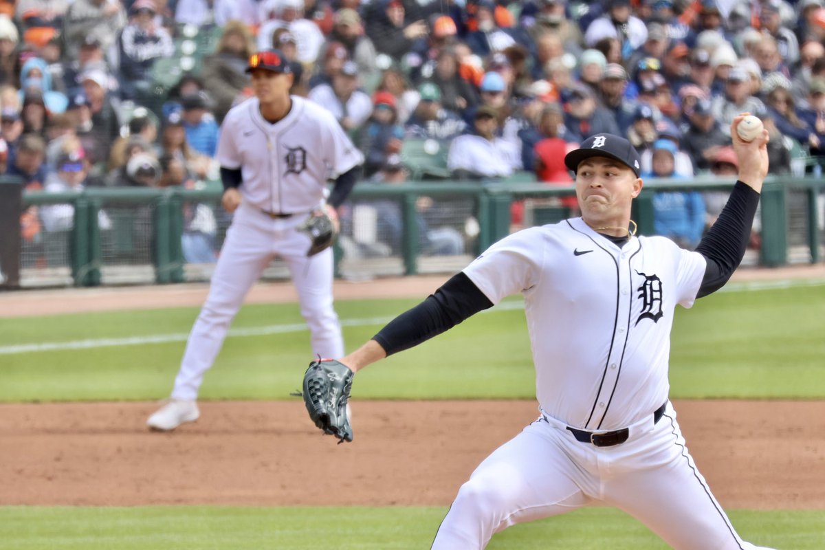 RoundingThirdMJ's tweet photo. Tigers Home Opener! And I have a VERY special guest. Every time I come to Detroit, I stay with Jessica and Adam. This year, I’m joined by their daughter Claire! The Tigers have a young core of players who aren’t that much older than Claire. These kids are incredibly fun to watch. https://t.co/8yNeJk7da7