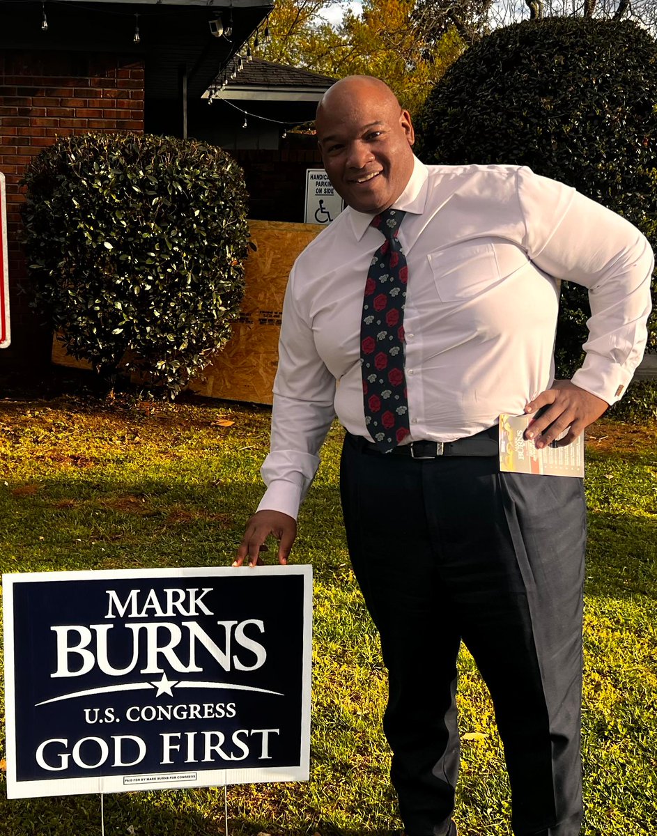 We put up our first yard sign today! We’re ready to serve the 3rd Congressional District of SC. If you want to donate, go to markburns.org to help support President Trump Endorsed Mark Burns. #MarkBurnsForCongress #SC3 #Trump2024 #MAGA