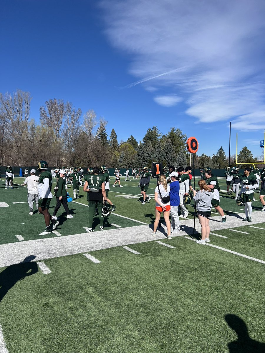 Thank you @CoachChuka and @CSUFootball for having me out to practice yesterday! I had a great time! @CoachJayNorvell @CSU_Nash @CoachChadSavage @BrandonHuffman