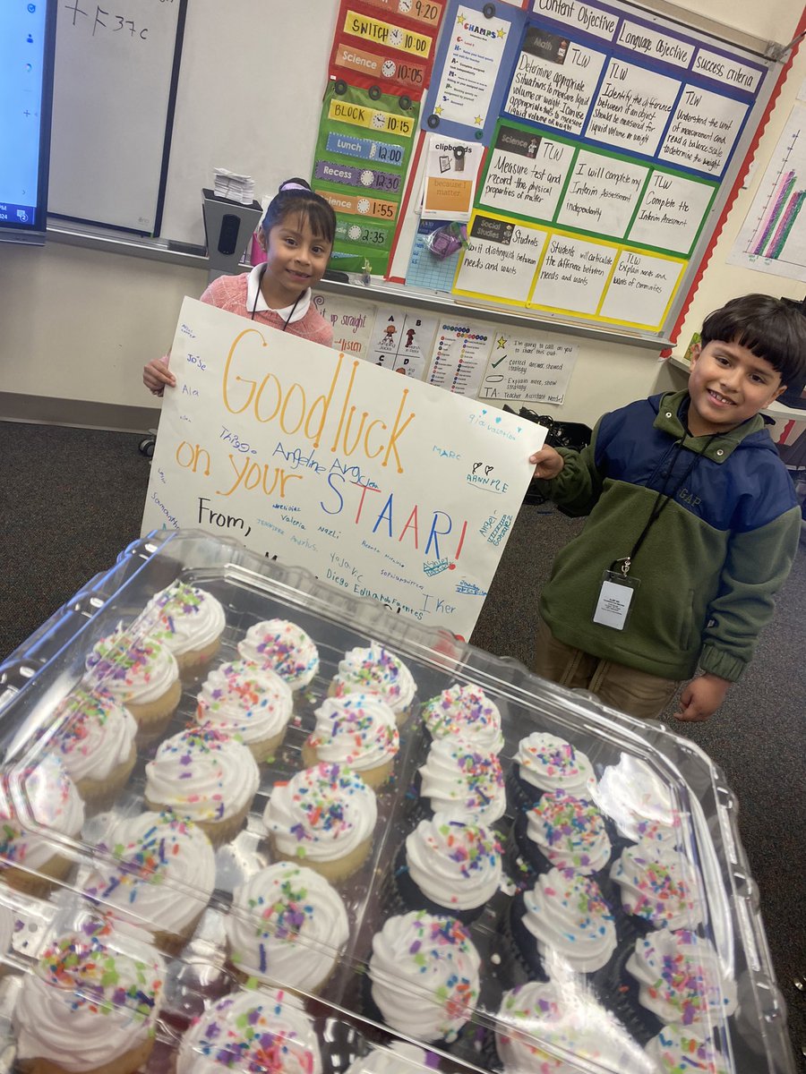 MsMartinez_PK's tweet photo. Wishing third grade the best of luck for their upcoming STAAR Test 🥳🌟 @hearnehusky  @AliefISD https://t.co/akxTkefCH2