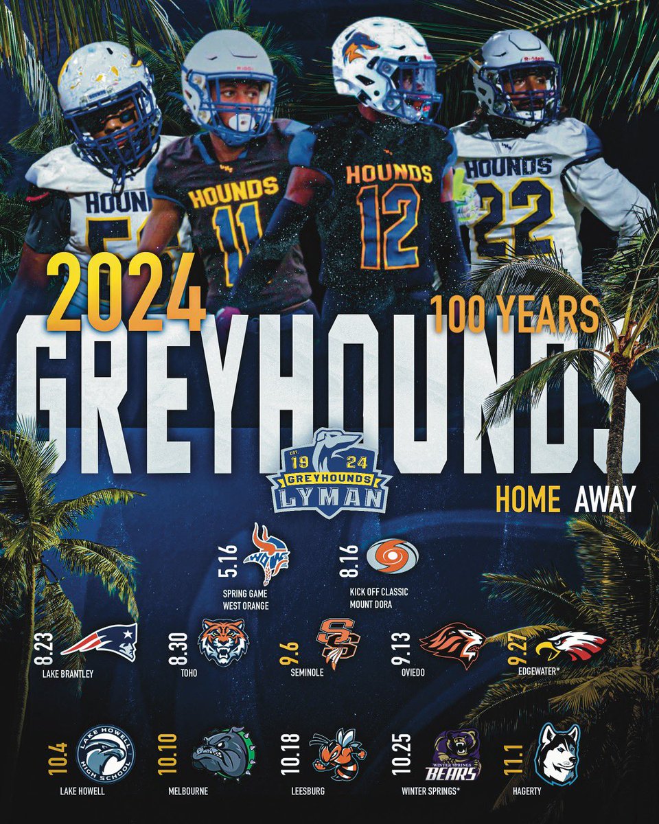 2024 schedule finalized! #FinishWhatYouStarted