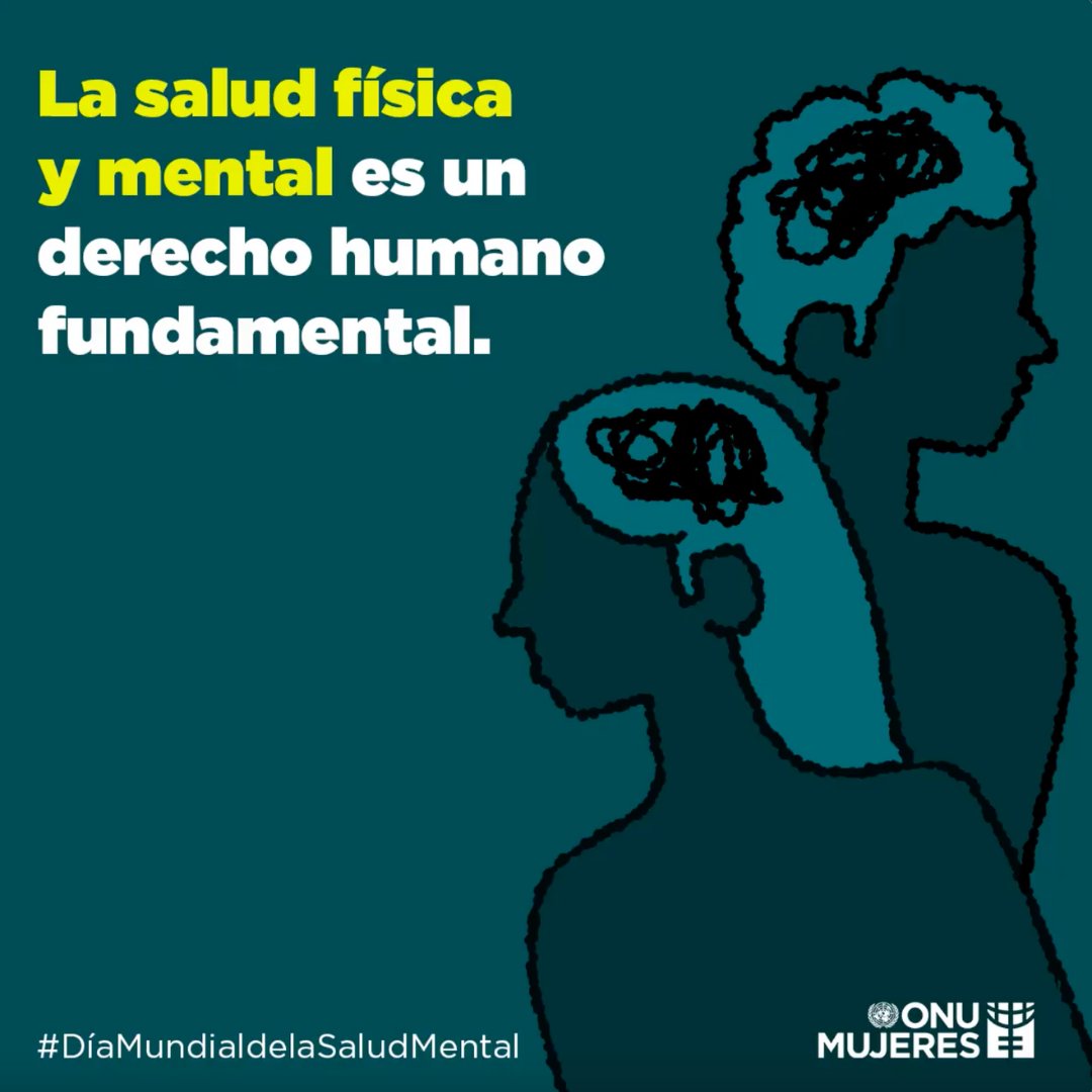 La salud física es tan importante como la salud mental. Es un derecho humano fundamental e incuestionable. Garantizarla para todos, en todas partes, debe ser una prioridad. 🎨: @ONUMujeres