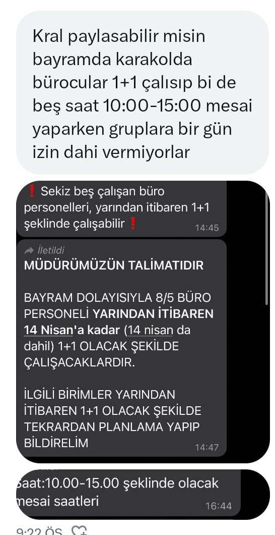 SİZDEN GELENLER...
Yeri gelmişken sizlerden rica ediyorum lütfen bana kral, reis gibi cümlelerle hitap etmeyin selam verin yeter...

Konumuz yine aynı konu...
Bayramda bari boynumuza taktığınız şu ipi biraz gevşetin de rahat nefes alalım bu nedir böyle...
#polis #asker