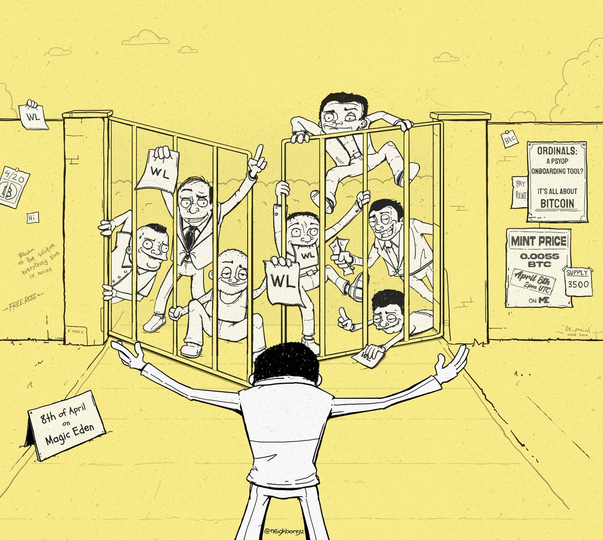 Project Analysis: Neighbor

Links:

Twitter: x.com/neighborxyz
Website: neighbornft.xyz

ANALYSIS: 
The Neihgbor nft project is actually an IP project that tells the stories in the ecosystem in a humorous way. They relive stories about crypto, especially by making