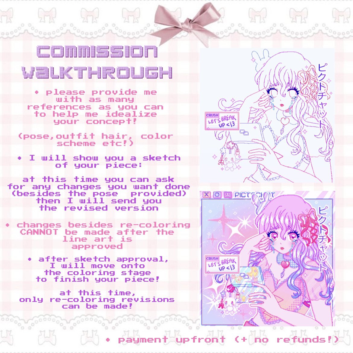 ally_flavored's tweet photo. hi I’m back &amp; i’ve updated my commission rates!! ╰(*´︶`*)╯♡ #artph #commisionsopen https://t.co/3R4UEWPTZz